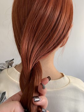 バズ(BUZZ) 【イエベ向き】ブリーチありオレンジカラー*