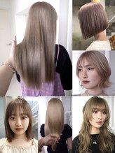 不動の人気No.1!おすすめハイトーンベージュカラー[渋谷/ハイトーン/ケアブリーチ/デザインカラー/学割U24]