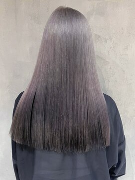 アイティーバイアルバム 下北沢店(IT by ALBUM) ロングホワイトグレージュ美髪韓国ヘア顔周りレイヤー_ba402541