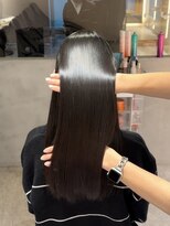 ダークグレージュ×髪質改善