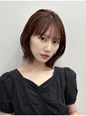 くびれボブ外はねボブ
