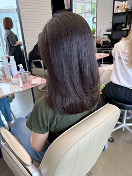 ディフィーノ 青山(DIFINO) 髪質改善カラー/レイヤーカット/透明感/ダークブラウン