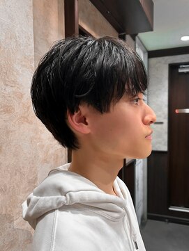 ロンドオム 池袋(Lond Homme) men's/メンズ/メンズカット/ブリーチ/センターパート/池袋