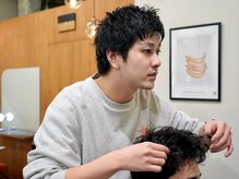 メンズ ニール 名古屋 伏見 丸の内(men's NEELU)の雰囲気（朝のスタイリングも2分で◎再現性を追求しています。）