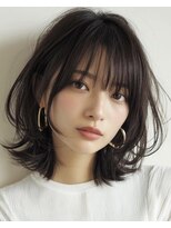 ハム 立川(hum)&nbsp;ココアベージュ/オリーブグレー/小顔/黒髪[立川/髪質改善]