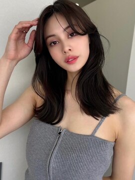 ソヨン 名駅2号店(SOYON) 小顔/レイヤーカット/黒髪/オリーブグレー/ココアベージュ/z90