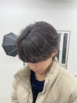 ステージ(STAGE) ラウンドマッシュ シャドウパーマ 波巻きパーマ