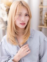 カバーヘア ブリス 北浦和(COVER HAIR bliss)&nbsp;韓国風バタフライレイヤーブリーチオンカラーc7北浦和20代30代