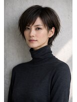 パラン 田無店(PaLaN) 輪郭で魅せる、ダークアッシュショート