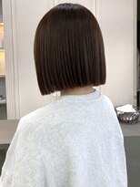 セプト 天神大名(SEPT.)&nbsp;グレージュ 切りっぱなしボブ ぱつっとボブ ミニボブ 20代