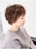 ショートパーマ/デジタルパーマ/酸性パーマ/オン眉ショート