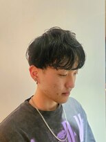 ユウヘアー 本山店(U Hair)&nbsp;癖を生かしたメンズスタイル/マッシュ