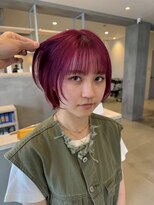 ロテサカエ(Lote.Sakae)&nbsp;着物ヘア/大人ガーリー/ダークアッシュ/似合わせカット/栄