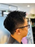アップバングショート