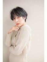 スリーランド(THREELAND)&nbsp;ワンホンレイヤー/ミルクティーブロンド/ダークブルー/がもよん