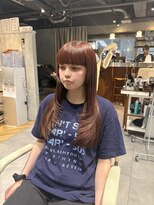 エッセ 大阪梅田茶屋町店(esse) 【梅田/U24】透明感ピンクベージュ×レイヤーカット