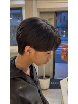 エルデ ナインズ ヘアー スタンド 川口店(elde 9's HAIR STAND) センターパートのニュアンスパーマ