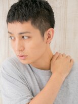 モッズヘア メン 南越谷南口店(mod's hair men)&nbsp;20代30代アップバングアッシュブラックオシャレ坊主a1南越谷