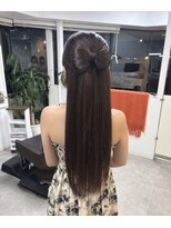 トータルビューティーサロン ディーグレース(TotalBeautySalon D.Grace) リボンハーフアップ