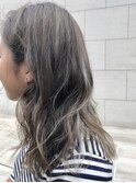 クラシカルデジタルパーマバレイヤージュロブ