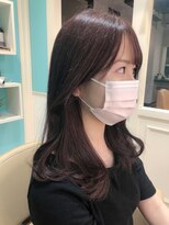 大人可愛い韓国風くびれヘア