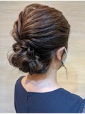 20代・30代・40代似合う小顔ヘアアレンジ♪二次会ブライダル花嫁