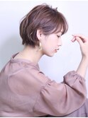 大人可愛い/丸みショート/グランマッシュ