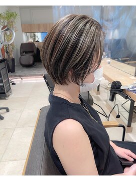 マイラ 銀座(myla) 【佐伯】ハイライトショートでおしゃれ上級者☆