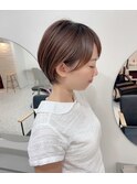 簡単スタイリング!ナチュラルショート!【ショートカット】