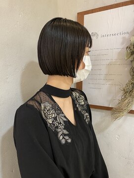 パーク なんば本店(PARK.) 切りっぱなしボブ