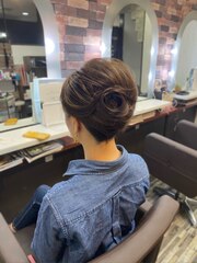 ヘアアレンジヘアセットお呼ばれアップスタイル20代30代40代