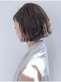 大人可愛い小顔ミディ20代30代レイヤーインナーウルフ北千住43