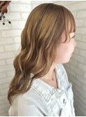 ハイトーンミルクティーカラー@田島