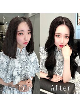あるじゃんすー 横浜店 ダークネイビー#シールエクステ#韓国#ヨシンモリ#モード#横浜
