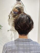 フゥカ 類家店(fuka)&nbsp;八戸マッシュショートパーマ20代30代40代50代