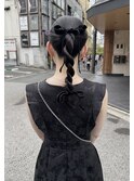 お呼ばれヘア