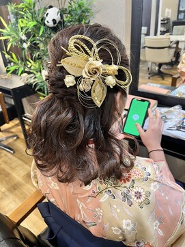 ラシクゼロ 草加駅前(Lashiku Zero) ハーフアップ