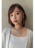 ☆大人かわいい前髪セシルカットココアブラウンネオウルフ