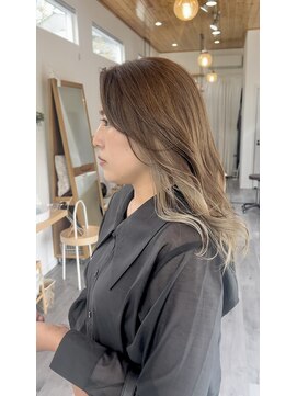 レポ(LEPO) インナーカラー◎アッシュグレージュ