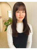 アメリ女子のストレートヘア♪