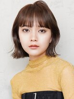 ラフィスヘアー シャルム 渋谷店(La fith hair charme)&nbsp;【La fith】グレーベージュ×切りっぱなしボブ