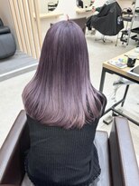 ユウル 横浜(juhl.)&nbsp;パープルカラー/ケアブリーチ/ブリーチ/ダブルカラー/カラー