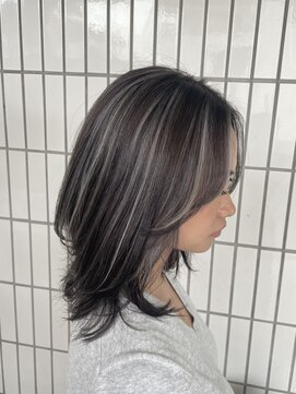 アチェロプラス 幸手店(acero+) シルバー系ハイライト♪