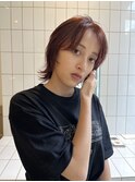layer bob × red brown