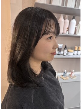 ヘアメイク ミエル(HAIR MAKE miel) 透明感ディープカラー×韓国カラー