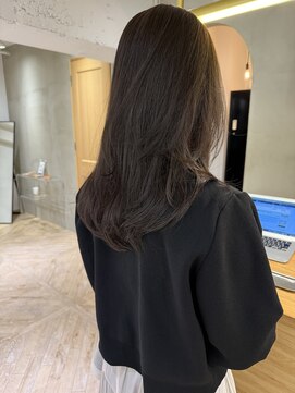 ローレン(LOREN) 透明感髪質改善ベージュダブルカラーミルクティーグレージュ