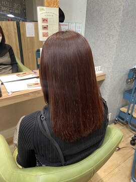 ブロッサム 東中野店 ピンクグレープフルーツ透明感抜群こなれ大人可愛いオレンジへア