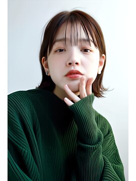 リル 川西(LiL') ☆LiL'  切っぱなし外ハネボブ