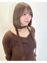 スティル カラン(STILL calin) ハイトーンボブ × ほんのり裾カラー