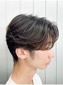 フェザーパーマ/毛流れスタイル/ヘアセット